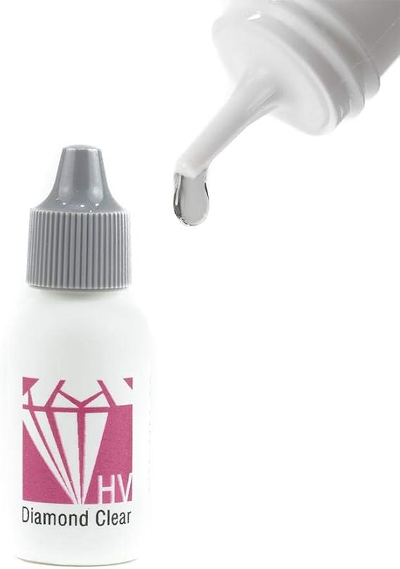 Glass Technology - DiamondClear Pit Filler PF - Auto Glass Repair Fluid for Fixing Star, Bullseye, Combo Break - 15cc