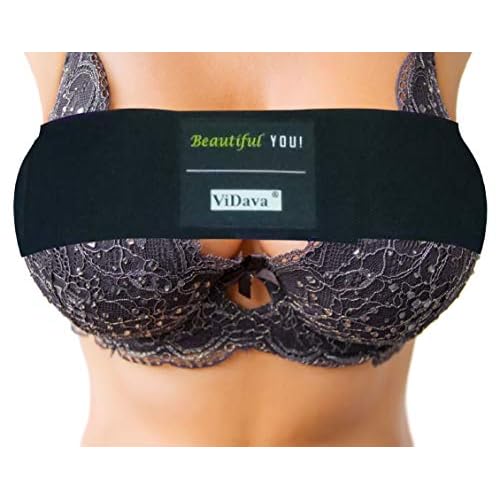 Breast Implant Stabilizer Band, Post Surgery Breast Augmentation and Reduction Strap, High Impact Support Band, Chest Belt, Breast Support Bandage, One Size Fits Most