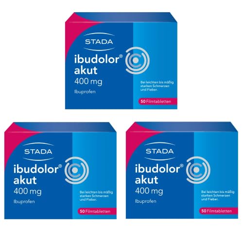 Ibudolor Akut 400 mg Film-Coated Tablets (Pack of 3 x 50)