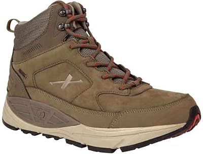 Xelero Hyperion II-High Mens Comfort Therapeutic Extra Depth Hiking Shoe - Mocha - 10 Medium D