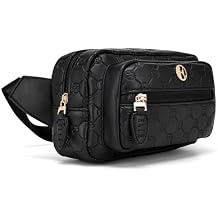 Elle Compass 1.6L Vegan Leather Monogram Crossbody Bag
