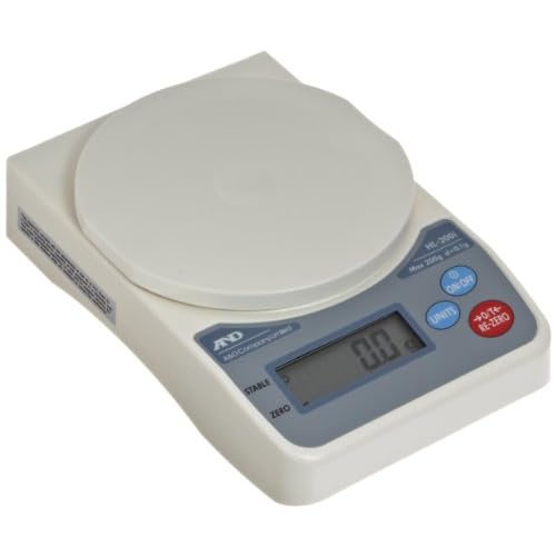 A&D Engineering HL200i HL-i Ninja Series Scale Electronic Toploading Balance with LCD Display, 130mm Pan, 200g Capacity, 0.1g Readability