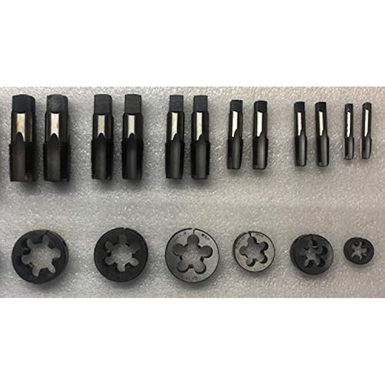 BSPBSPP British Standard Pipe Tap and Die Set - 18 Piece