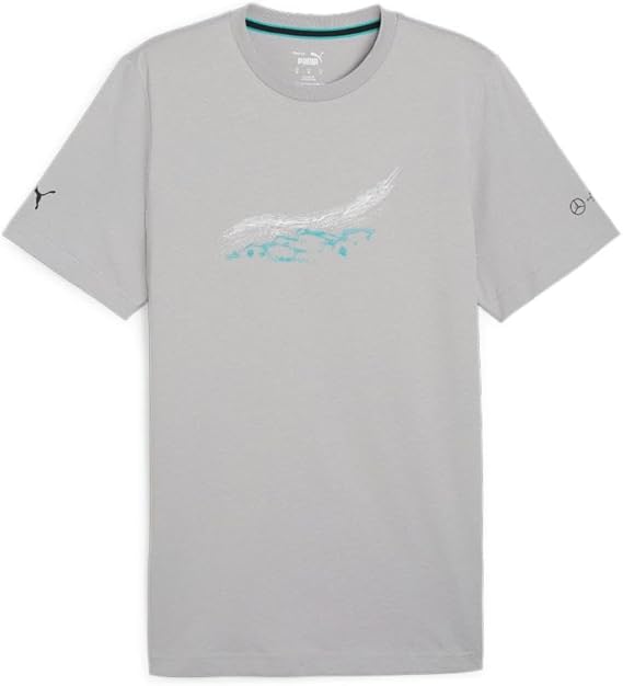 PUMA Mens Mapf1 Essentials Car Graphic Crew Neck Short Sleeve Casual Tops Casual