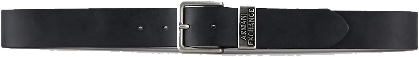 Armani Exchange Men's Smooth Leather Belt