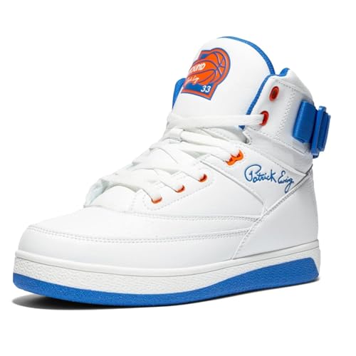 EWING Mens 33 HI x ORION REBOUND Basketball Shoes | Retro 1990 Design Ankle Strap Hybrid Athletic Team Sports Shoes