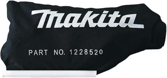 Makita 122852-0 Dust Bag, Multi-colour | Fabric Collection | Debris Containment | Secure Attachment | Easy Emptying | Workshop Cleanup
