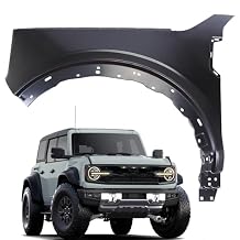 Fender Front Left Fit for 2021-2023 Ford Bronco Driver Side Fender of Replacement Part M1PZ16006B