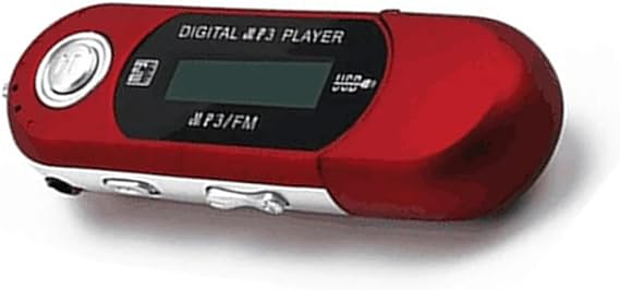 Mini MP3 Player USB 2.0 Small Flash Drive Multilanguage LCD Music Player with 3.5mm Audio Jack Automatic Shutdown Easy to Use (C)
