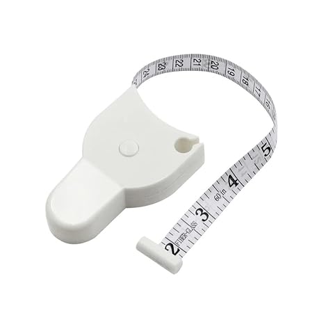 Fitness İçin Pratik Vücut Ölçüm Cetveli - Mezurası, Baş ve Vücut, Kafa Çevresi Ölçüm Aleti Bel Ölçme Metresi, Mezura, Terzi Ölçü Metresi,