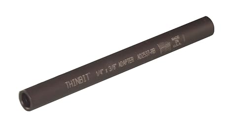 AD2537 Round Adapter. Adapts 1/4" Round Tooling to 3/8" Round Machine workholding