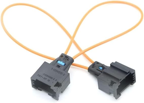 2Pcs Most Fiber Optic Loop Male & Female Connector Kit,Diagnostic Device Tool Navigation Systems Female/Male Adapter