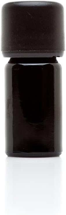 Infinity Jars 5 ML (0.17 fl oz) Ultraviolet Black Glass Euro Dropper Bottle LeakProof Travel Tincture Vial for Essential Oils, Serums, Herbal Extracts, MicroDose