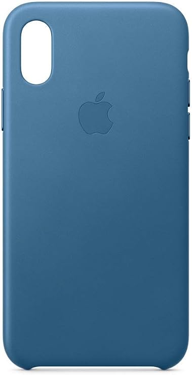 Apple iPhone Xs Leather Case - Cape Cod Blue