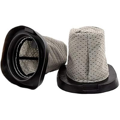 HQRP 2-pack Dust Cup Filter Replacement for Dirt Devil F25 F-25 2SV1102000 3SV0980000 compatible with Dirt Devil SD20000 Simpli-Stik  083405 M083405 Versa Power Stick Vac Vacuum Cleaner