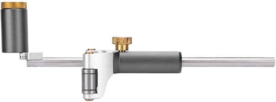 Wheeled Scribe, Linear Arc Scribe, Dual Purpose Woodworking Drawing and Marking Tool
