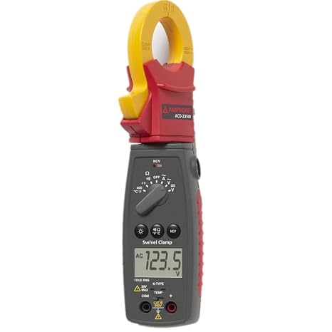 Amprobe - 3804941 ACD-23SW Swivel Clamp Meter with TRMS and Temperature Measurement