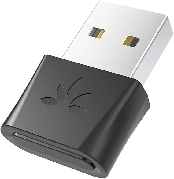 Avantree DG80 - USB Bluetooth 5.3 Adapter for PS5 & Gaming Consoles | Wireless Audio Transmitter Dongle, Compatible with Bluetooth Headphones or Earbuds with aptX or aptX Low Latency