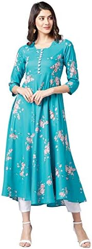 Tissu Womens Printed A-Line Kurta