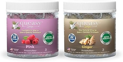 Three Lollies Queasy Drop Bundle - Pink & Ginger 32 Ct