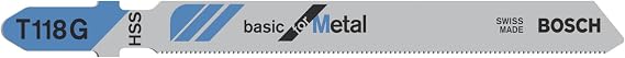Bosch Professional Accessories 5 Decoupage Saw Blades, Grey