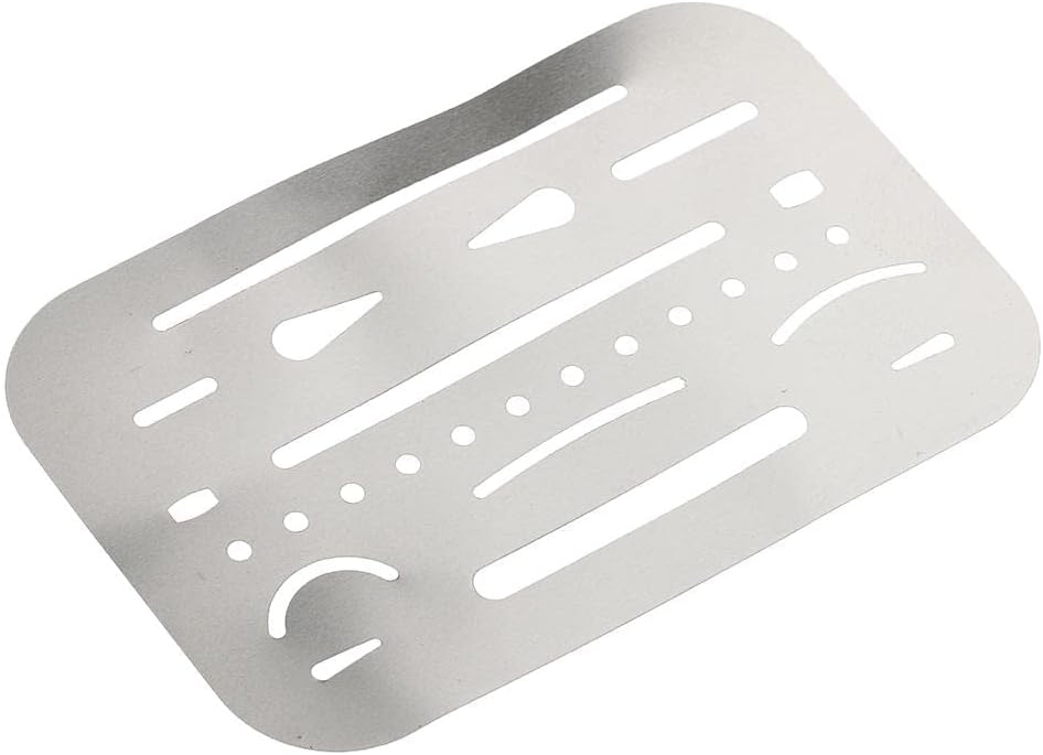 3.7x2.4 Flexible Metal Drafting Erasing Shield Eraser ShieldPrecision Drawing Template