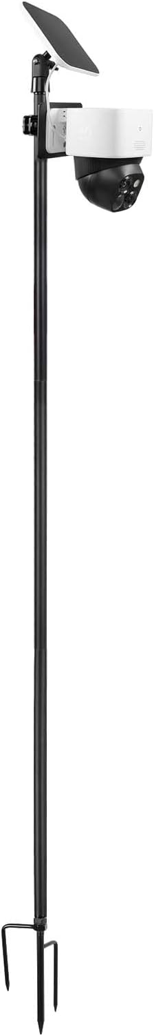 Ground Stake Mount for PTZ Cameras and Solar Panel, Compatible with Eufy SoloCam S340/E30/Reolink Argus/AOSU SolarCam D1 SE/D1 Lite/D1 MAX, Tapo Pan Tilt and ANSQUE Security Cameras (GU01/SA01)