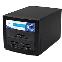 EZ Dupe 1 to 4 CFast Duplicator - High Speed Flash Memory Card Copier & DOD Eraser 9GB/Minute