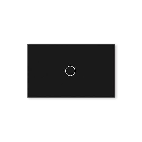 Smart Switch Neutral Wire Optional,APP Control,Black 1 Button