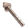 Wej-It Ankr-TITE ATSS Wedge Anchor, 316 Stainless Steel, Meets QQZ-325Z Type II Class 3 and GSA FFS-325 Group II Type 4 Class 1 Specifications, 3/8" Diameter, 7" Length, 4-1/2" Threaded Length (Pack Of 50)