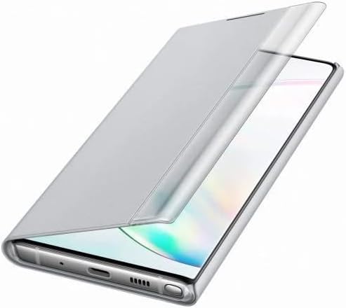 Samsung Original Galaxy Note 10 Clear View Cover Case - Silver