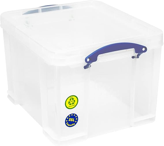 Really Useful Box 35L Plastic Storage Clear