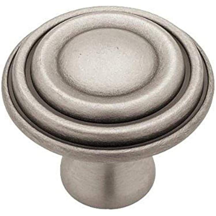 Liberty PBF524-BSP-C 38mm Ringed Kitchen Cabinet Hardware Knob
