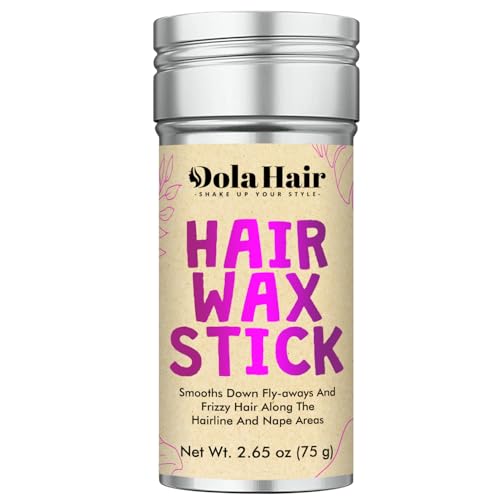 Dolahair Hair Wax Stick - Flyaway Control and Styling Pomade for Kids, Women, and Men - Slick Back Hair Bun Maker and Hair Accessorie for Teen Girls 1 Pack of Wax