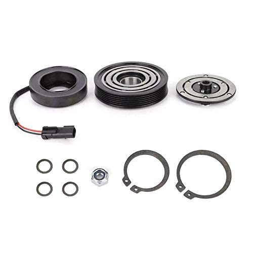 AC Compressor Clutch Kit 7 GROOVE PULLEY, BEARING, COIL, PLATE FITS: 1994-1999 DODGE DAKOTA 8CYL 5.2L