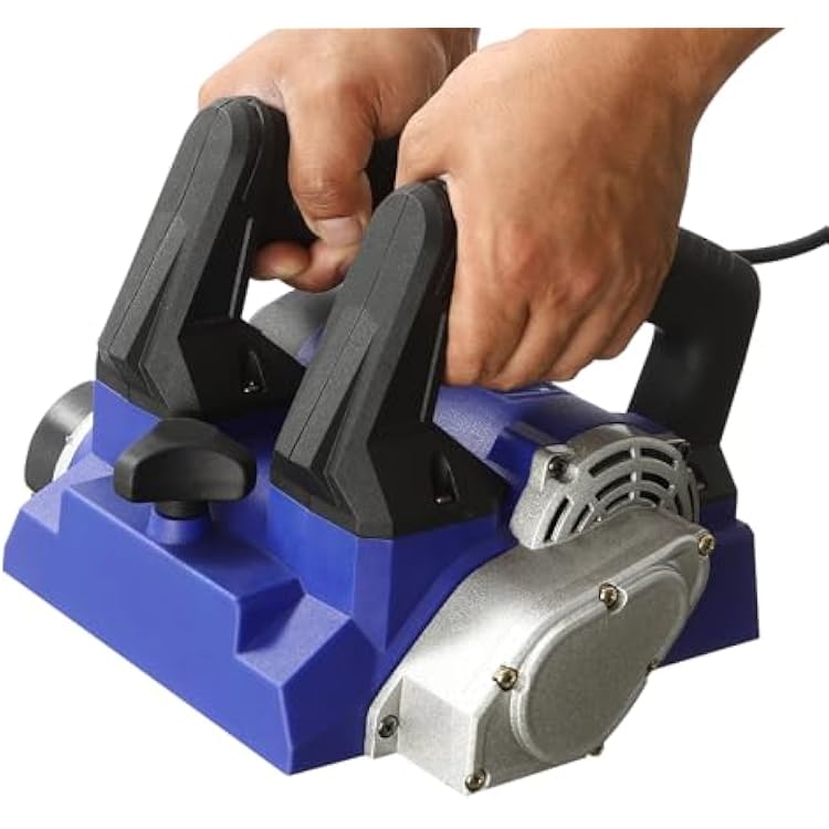 110V Electric Wall Planer, 1300W Handheld Power Planer Shovel Wall Machine for Drywall and Plaster BLUE