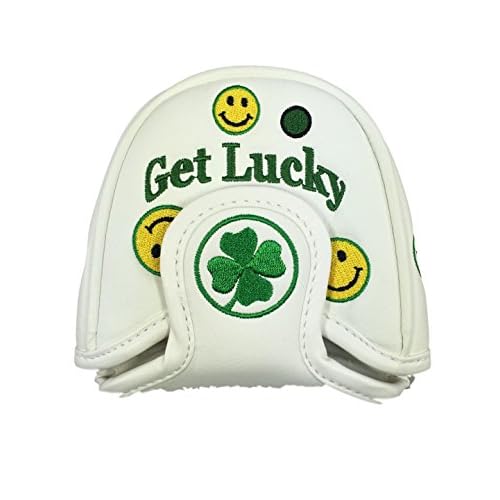 Parsaver Smiley Face Mallet Putter Headcovers - Replacement Covers for Odyssey 2Ball - Scotty Cameron, Taylormade, Ping and EVNROLL Putters