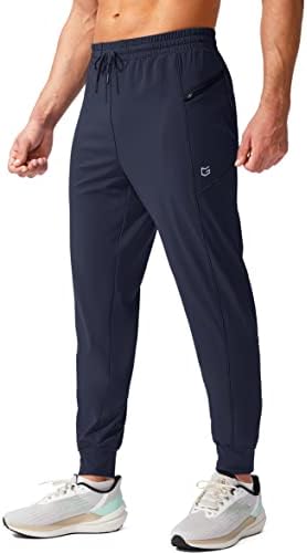 G Gradual Mens Joggers Pants with Zipper Pockets Stretch Athletic Sweatpants for Men Workout Jogging Running