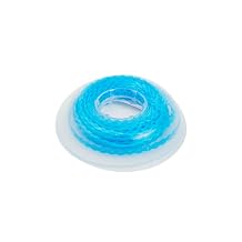 Dental Orthodontic Power Chain for Teeth Braces, Multicolor Elastic Rubber Bands 15ft/Roll (Blue, Short)