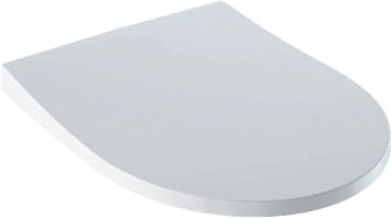 Geberit K13689 iCon Toilet Seat Slim Design with Soft-Close Mechanism and Quick Release White
