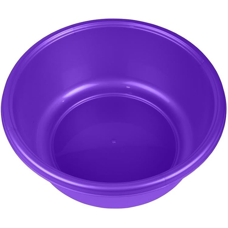 Ybm Home Round Plastic Wash Basin 1148 11.25, Purple