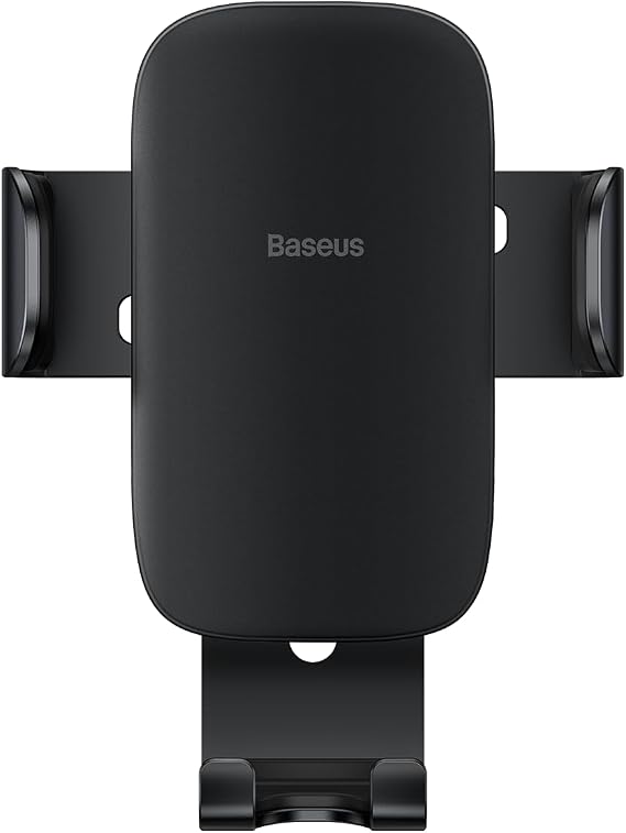 Baseus Metal Age II Gravity Araç Telefon Tutucusu, Havalandırma Izgarası için Otomatik Kilitlemeli Metal Araç Telefon Sabitleyici, Dikey ve Yatay Izgara Uyumlu, 4.7-6.7 inç Uyumlu, Siyah