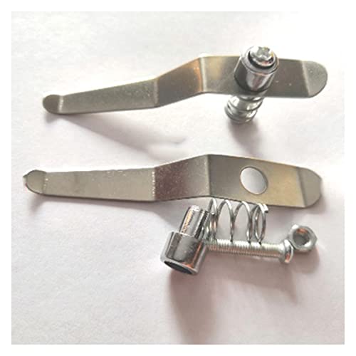 Microscope Kit 2pcs Stereo Biological Microscope Slides Clips Stainless Steel Microscope Lens Adapters Color : 6.2CM