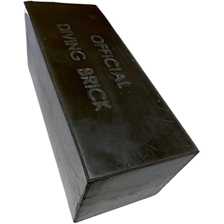 Kemp USA Official 10 LBS Diving Brick for Swim, Diving, and Rescue Training