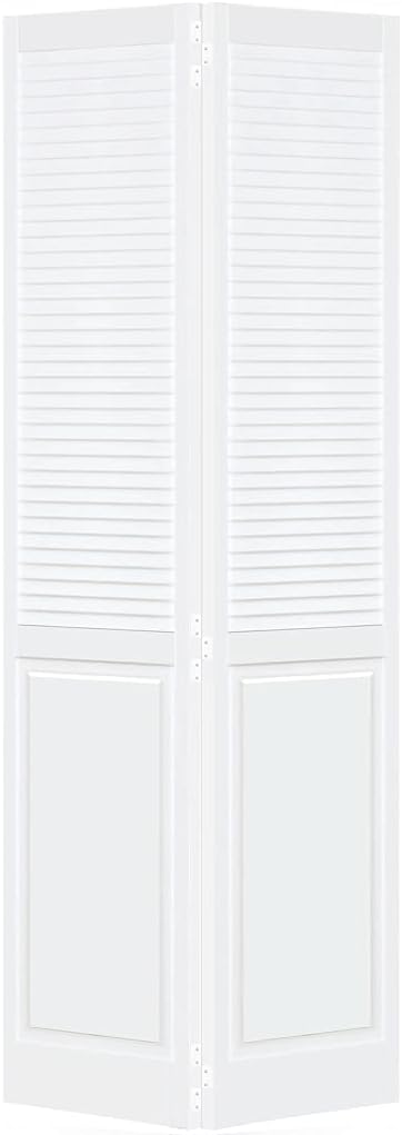Bi-fold Traditional Louver-Panel, White (80 x 30)