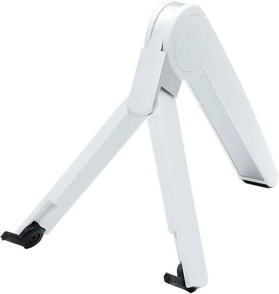 Yingshi Multi-Angle Light Weight White Tripod Braceket Adjustable Laptop Stands Tablet Holder for iPhone iPad Samsung Nintendo Switch 7-14" Laptops Notebook Kids Kindle