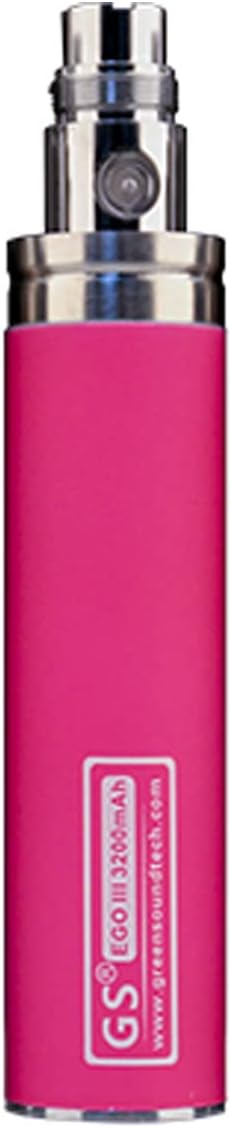 GreenSound GS Ego III 3200mAh Quality Battery E Cig Rechargeable Pen Batteries Nicotine Free Empty Device (Pink)
