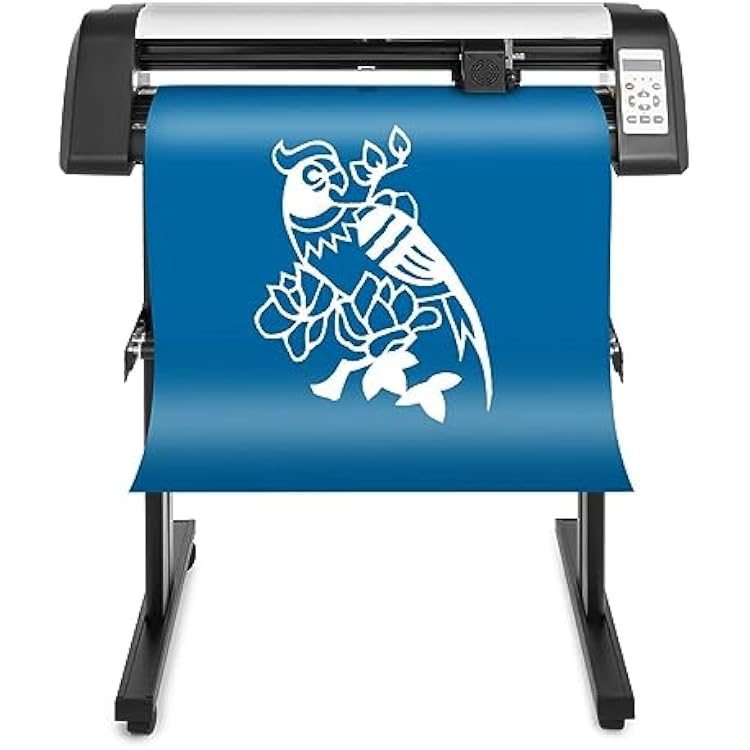 28 Inch 720mm Vinyl Plotter Cutter Machine Vinly Sign Pattern Cutting Plotter Graph Bundle Kit Signmaster Software For Beginnners DIY Use