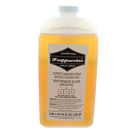 Starbucks Fontana Frappuccino Mocha Sauce; Beverage Syrup, Chocolate, Creme, Coffee, Sauce; Beverage Base, Baking, Desserts, Replacement & Dispensing Pump | 63 oz Bottle Coffee Syrup