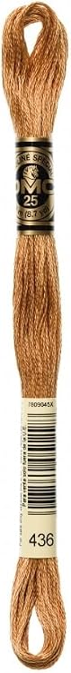 DMC Stranded Cotton Embroidery Thread 436 - per Skein